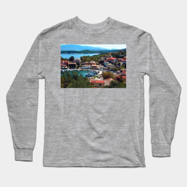 Kassiopi, Corfu Long Sleeve T-Shirt by tomg